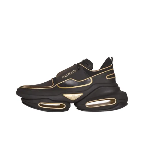 BALMAIN B Смелый Аbrasion-Resistant Низкий Топ Кроссовки с Толстой Подошвой Женские