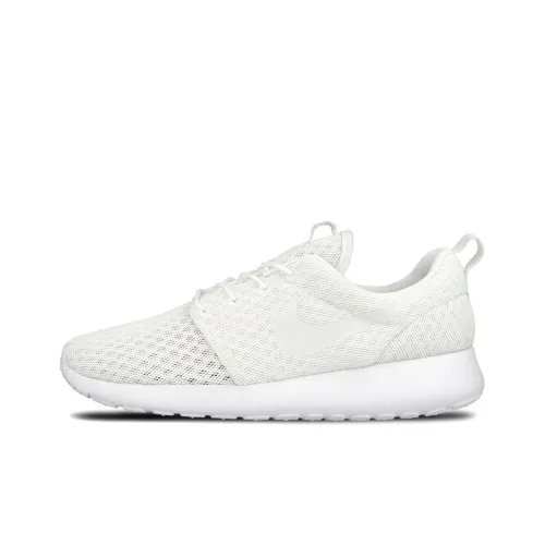 Nike Roshe One Амортизирующие Шок Absorbers Противоскользящие Устойчивые к Износу Дышащие Низкие Беговые кроссовки Мужские Белые