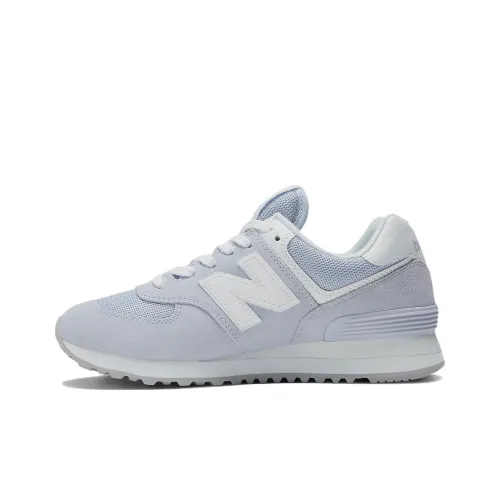New Balance NB 574 Low Топ Беговые кроссовки Женские Серый Фиолетовый Винтаж