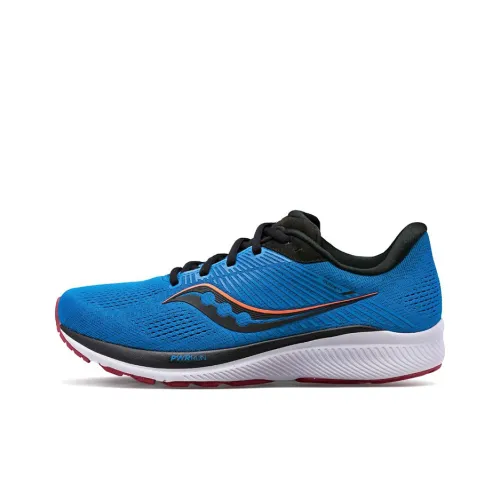 Saucony Guide 14 Support Низкий Топ Беговые кроссовки Мужские Синие Белые
