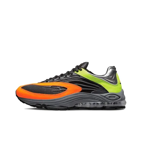 Nike Air Tuned Ma с амортизаторами противоскользящие устойчивые к истиранию низкий топ беговые кроссовки мужской черный и оранжевый