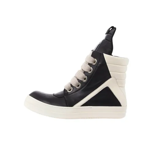 RICK OWENS совместный бренд RO Fogachine Высокие кроссовки для скейтбординга Женские Черные