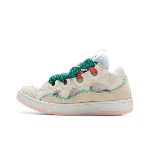 Lanvin Curb Low Топ Спорт Лайфстайл Повседневная обувь Мужская Коричневый Розовый