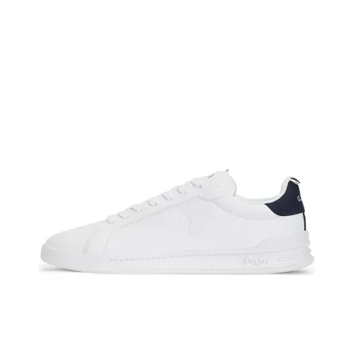 Polo Ralph Lauren Heritage Court II Low Топ Скейтборд Кроссовки Мужские Белые