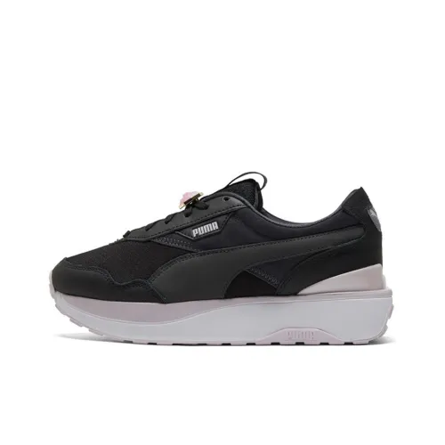 PUMA Cruise Rider Crystal Low Top Повседневная обувь Женская Черный Фиолетовый