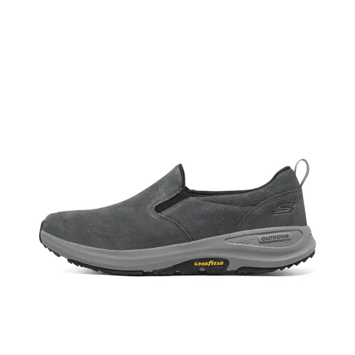 Skechers Go Walk Outdoor Low Топ Кэжуал Мужской Серый