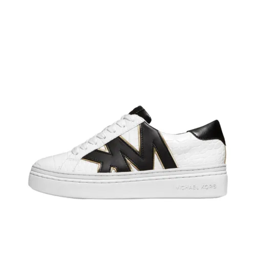 MICHAEL KORS Chapman Low Топ Скейтборд Кроссовки Женские Черный Белый