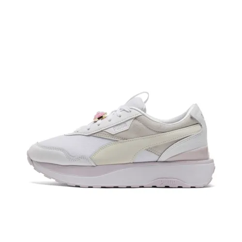 PUMA Cruise Rider Trainer Low Топ Повседневная обувь Женская Белая Серый