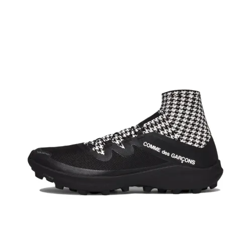 Comme des Garçons x SALOMON Slip Резистентный Устойчивый к Износу Легкий MID Топ Casual Унисекс Черный Белый