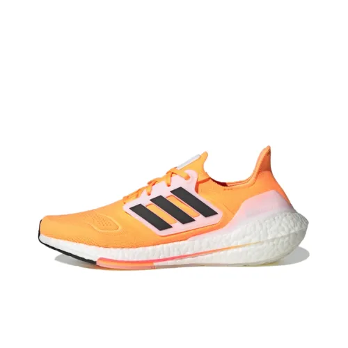 Adidas ULT Slip-resistant Abrasion-resistant Low Top Casual Running Shoes Unisex Orange Adidas ULT Противоскользящий Устойчивый к истиранию Низкий Топ Повседневные Беговые Кроссовки Унисекс Оранжевый