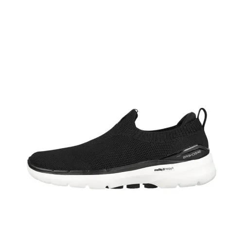 Skechers Go Walk 6 Low Топ Casual Женский Черный