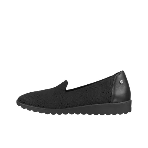 Skechers Arch Fit Cleo Wedge Low Топ Повседневная обувь Женская Черная
