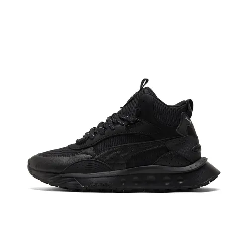 PUMA Wild Rider MID Топ Повседневный Унисекс Черный