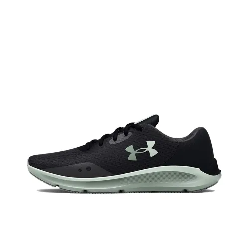 Under Armour Low Топ Беговые кроссовки Женские Черный Зеленый