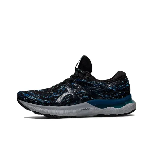 Asics Gel Nimbus 24 MK Low Топ Беговые кроссовки Мужской Черный Синий