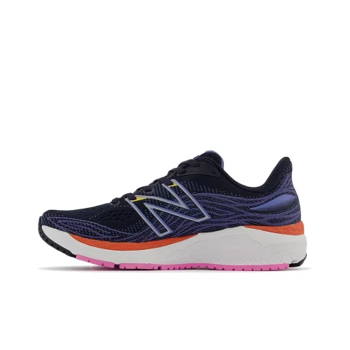 New Balance 860 V12 Low Топ Беговые кроссовки Женские Черный синий оранжевый
