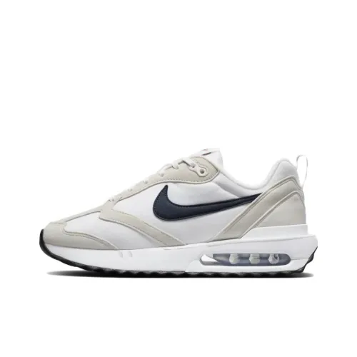 Nike Air Max Dawn Износостойкий и Легкий Низкий Топ Воздушный Повседневный Беговые кроссовки Женские Белый Серый