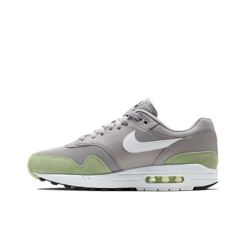Nike Air Max 1 Low Топ Беговые кроссовки Мужской Серый Зеленый