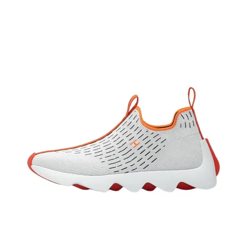 HERMES Eclair Низкий Топ Casual Мужской Белый