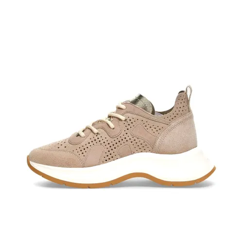 HOGAN H585 Устойчивый к истиранию Низкий Топ Повседневная обувь Женская Розовая