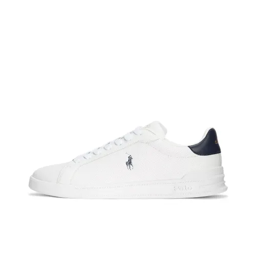 Polo Ralph Lauren Heritage Court II Low Топ Скейтборд Кроссовки Мужские Белые