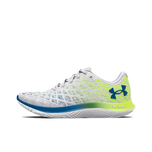 Under Armour Flow Velociti Wind 2 Low Топ Беговые кроссовки Мужской Белый Зеленый