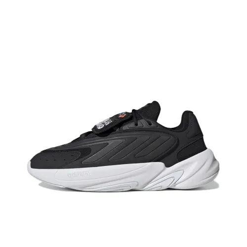 Adidas Originals Ozelia Slip Resistant Abrasion Resistant Низкий Топ Casual Женский Черный