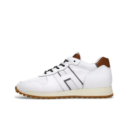 HOGAN H383 Повседневная обувь Мужская Белый Коричневый