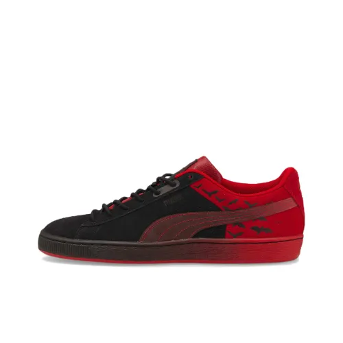 Бэтмен X PUMA Suede Classic Low Скейтборд Кроссовки Унисекс Черный Красный