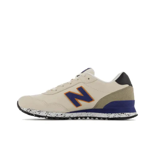 New Balance NB 515 Low Топ Беговые кроссовки Мужской Бежевый Синий Зеленый