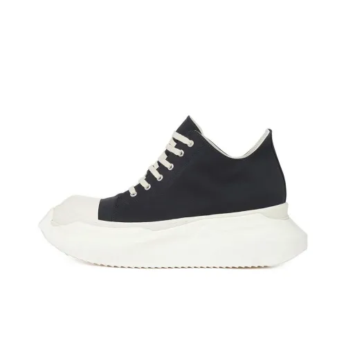 Rick Owens DRKSHDW Fogach Instract Low Топ Кэжуал Мужской Черный