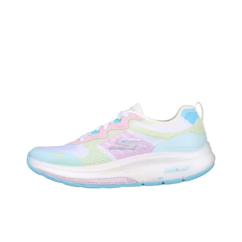 Skechers Низкий Топ Casual Женский Белый Циан