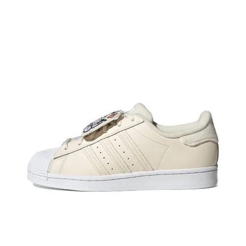 Adidas Originals SUPERSTAR LOW Скейтборд Кроссовки Женские Бежевые