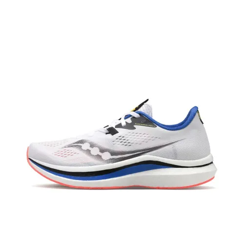 Saucony Endorphin Pro 2 Endorphin Low Беговые кроссовки Мужские Белый Синий