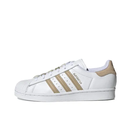 Adidas Originals Superstar Series Low Топ Скейтборд Кроссовки Женские Облачный Белый