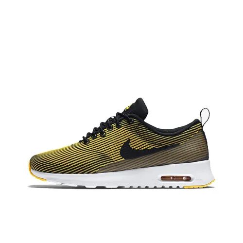 Nike Air Max THEA Low Топ Беговые кроссовки Женские Черный Желтый