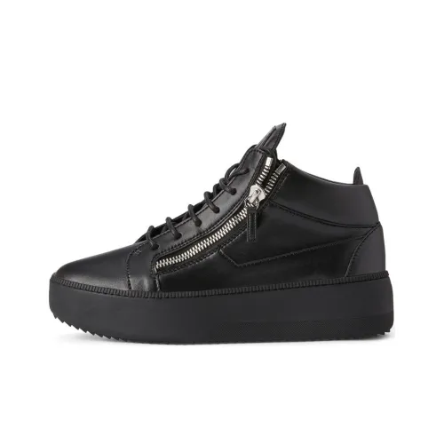 Giuseppe Zanotti GZ Kriss MID Топ Скейтборд Кроссовки Мужской Черный