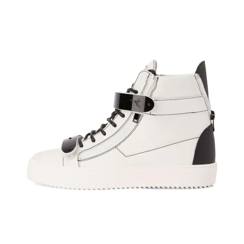 Giuseppe Zanotti GZ Coby Стильные Скейтбординги Мужской Белый Черный