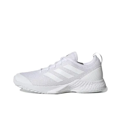 Adidas Courtflash Теннис Slip-resistant Abrasion-resistant Низкий топ Кроссовки для тенниса Женские Белые