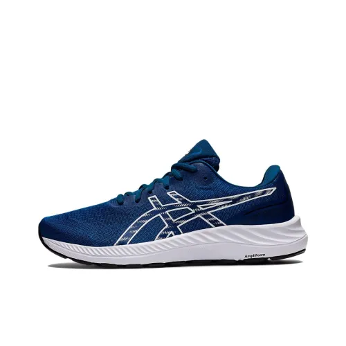 Asics Гель Excite 9 Low Топ Беговые кроссовки Мужские Океан Синий