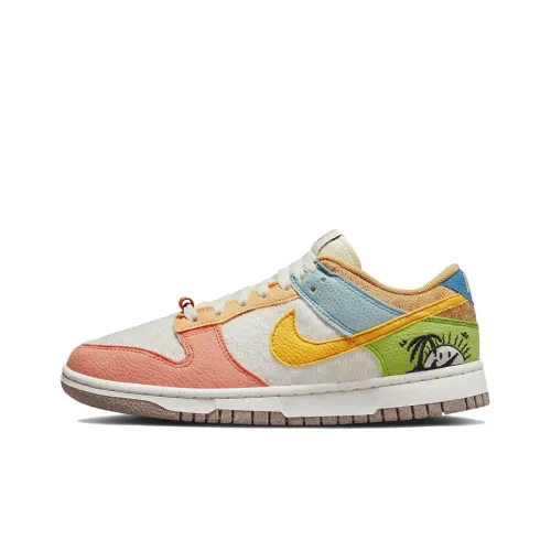 Nike Dunk Sun Club Low Топ Скейтборд Кроссовки Женские Многоцветные