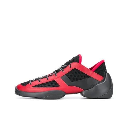Giuseppe Zanotti GZ Light Jump Low Топ Повседневная обувь Мужская Черный Красный