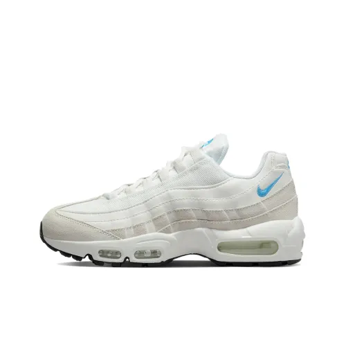 Nike Air Max 95 Low Топ Air Cushion Беговые кроссовки Женские Экрю