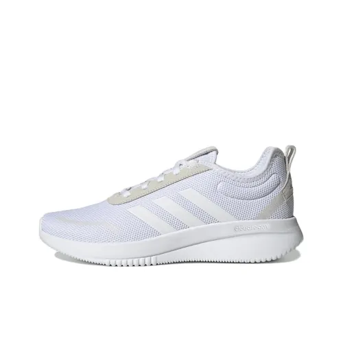 ADIDAS NEO Lite Racer Rebold Устойчивый к истиранию Низкий Топ Беговые кроссовки Мужские Белые