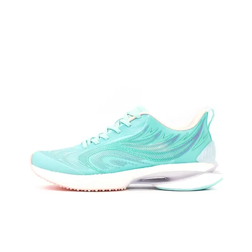 XTEP Fei Ling Устойчивый к истиранию Дышащие Низкие Кроссовки для бега Женские Синие Удобные