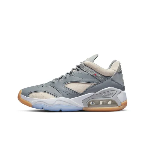 Джордан Point Lane 'GREY Gum' Шокабойдеры Противоскользящие Устойчивые к истиранию MID Топ Повседневная обувь Мужская Серо-коричневый