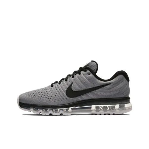 Nike Air Max 2017 Low Топ Air Cushion Повседневные Беговые Кроссовки Мужские Серые