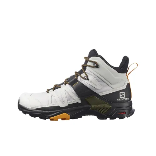 SALOMON X Ultra 4 Устойчивый к истиранию MID Топ Походная обувь Мужская Серый Черный