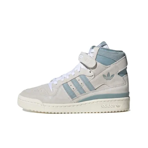 Adidas Originals FORUM 84 High Топ Скейтборд Кроссовки Женские Серый Синий