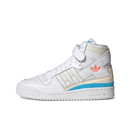 Adidas Originals FORUM 84 High Топ Скейтборд Кроссовки Женские Белые Бежевые Синие